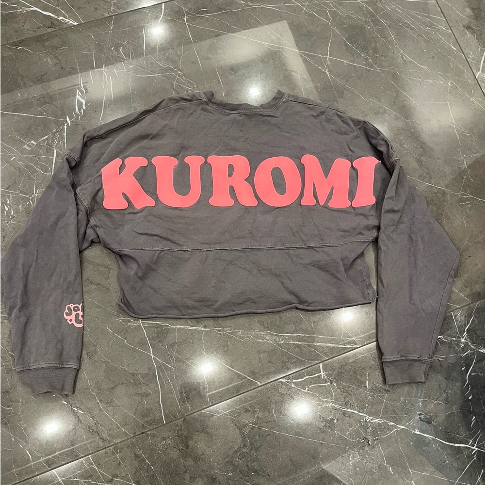 Spirit Jersey Japan LA Hello Kitty Kuromi Cropped Long Sleeve XS RARE